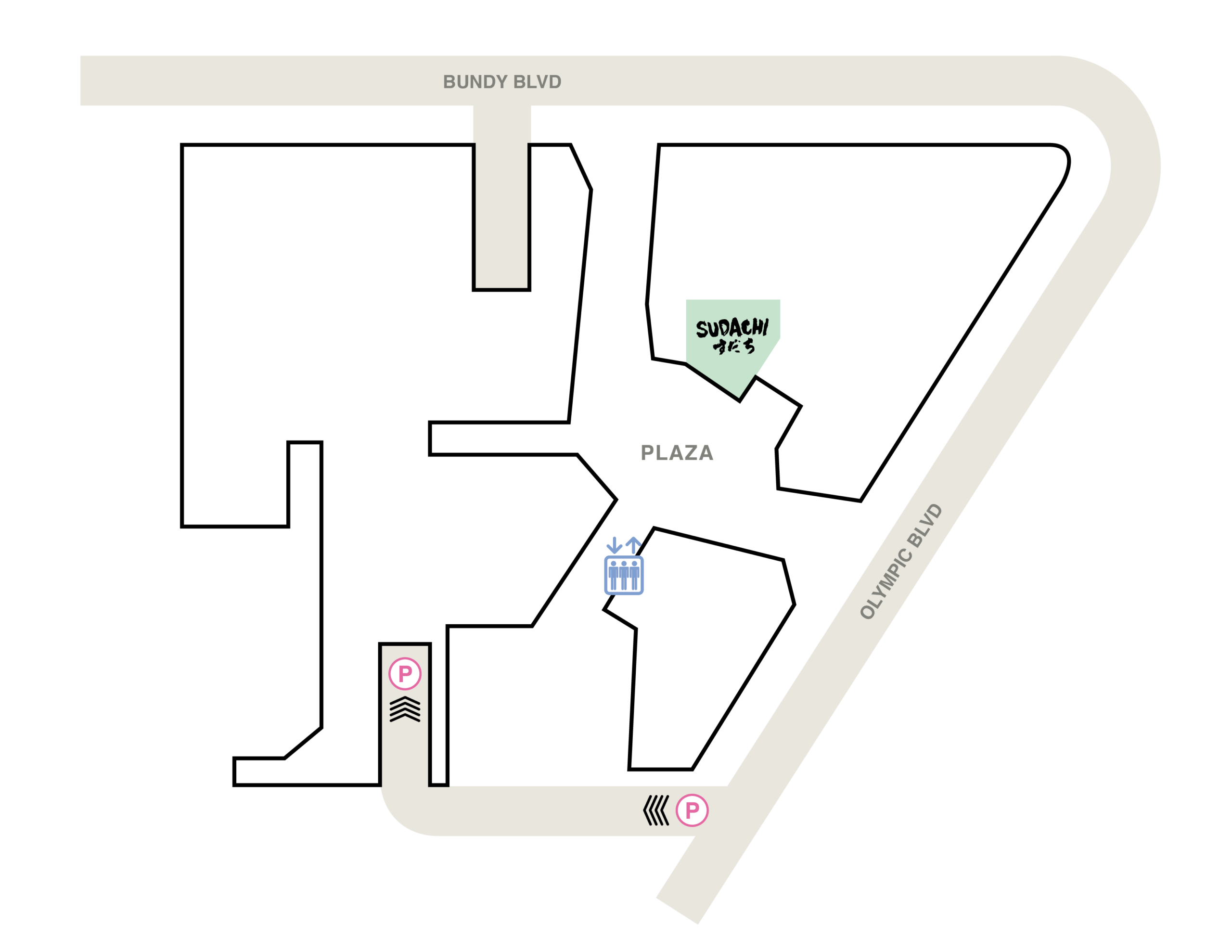 Parking Map — Gelson's P1